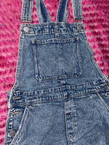 Denim Overall Dress