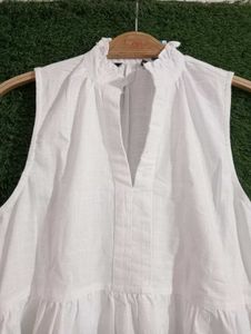 White Up Down Tunic For Women