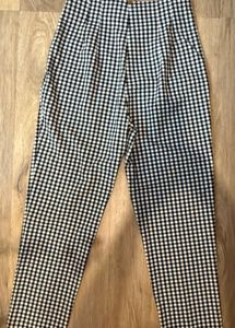 Zara Gingham Checkered Pants