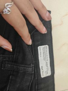 Black Straight Leg Jeans