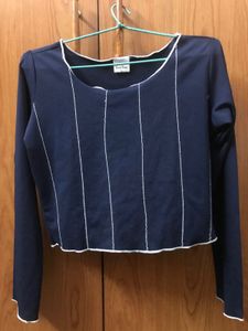 Navy Blue Party Wear / Dayout Top