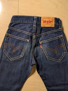 Dark Blue Denim Jeans