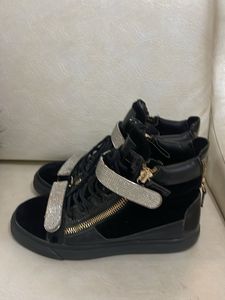 Giuseppe Zanotti Black High-Top Sneakers