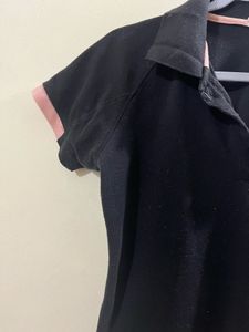 Classic Black Polo T shirt