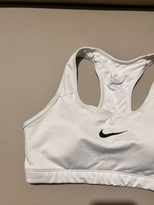 Nike White Sports Bra