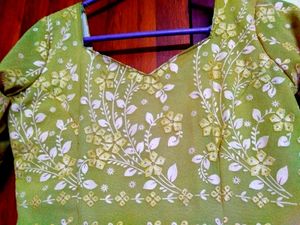 New Anarkali With Shawl💚💚💚