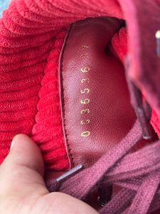 Chanel Burgundy Suede Ankle Boots