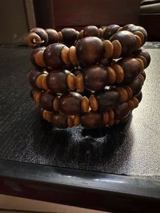 Wood Beaded Bracelet