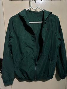 SHEIN Dino Adventure Green Hooded Jacket 🦖🌲