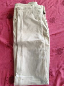 Slim Fit White Denim Jeans