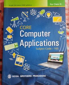 Class 9 Computer Applications Textbook