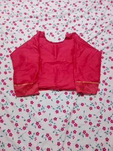 Red Saree with Blouse