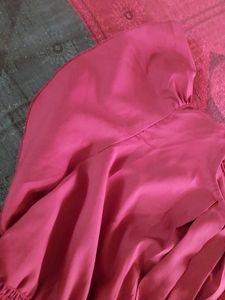 A Mahroon Red Min Dress