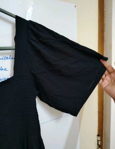 Black Smocked Dress