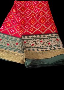 Elegant Red Patola Saree