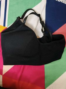 Black Wireless Bra And Panty