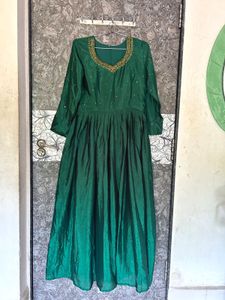 Elegant Green Ethnic Gown