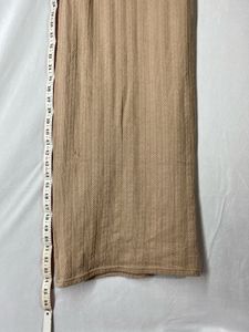 Tan Bodycon Midi Dress