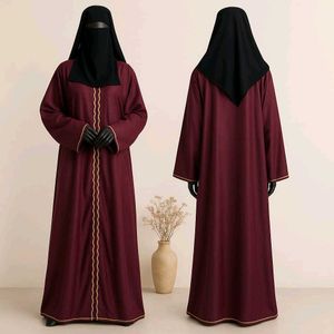 Magenta Pink Abaya Bhurqa For Wedding