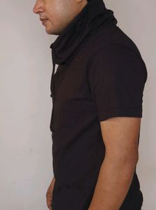 Stylish High Neck Full Black