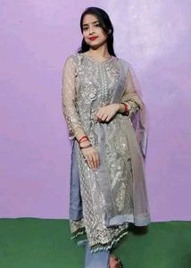 GREY COLOUR SUIT SET