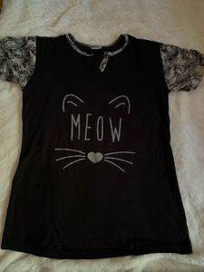 Black T-shirt  Night Suit
