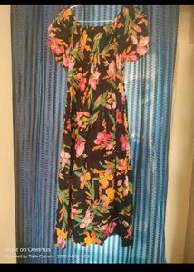 Floral Print Midi Dress