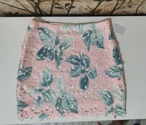 Floral Mini Skirt