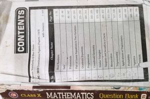 Class X Mathematics Question Bank🔥😱