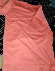 Peach Graphic T-Shirt