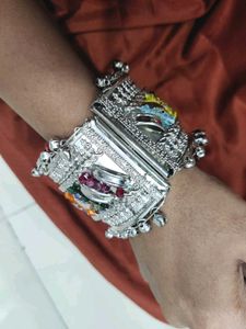 Statement Silver Cuff Bracelet