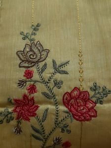 Cotton Catalog Piece With Embroidery