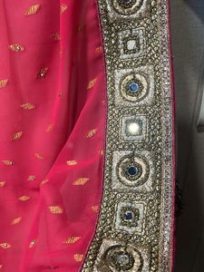 Beautiful Saree With Heavy Border