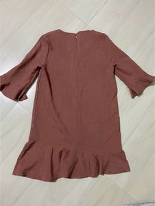 Peach Korean Dress