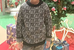 Boys Black &amp; White Sweater