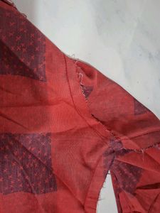 Red &amp; Black Kurta