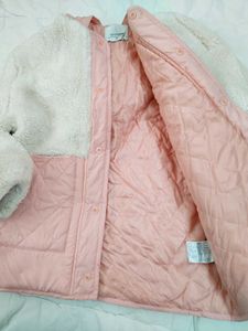 Cute Two-Tone Pink Fleece Jacket