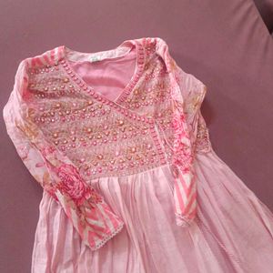 Long Cotton Anarkali