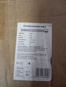 Rolling Corner Storage Cart metal