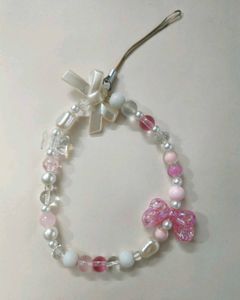 Cute Beaded Phone Charm! 🎀