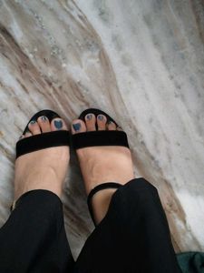 Black Heels - Size 4