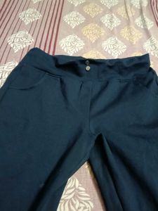 Comfy Blue Casual Pants