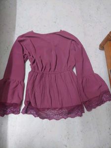 Elegant Bell Sleeves Top