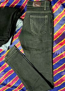 Charcoal Black Skinny Jeans