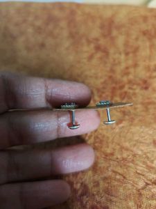 92.5 | Silver Square Stud Earrings South Screw