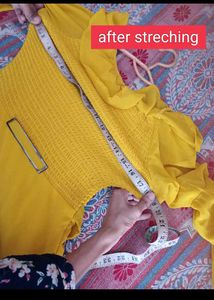Ruffled Yellow Dress
