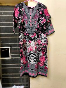 Floral Print Kurta
