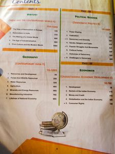 Class 10 Social Science  , Self Study Book