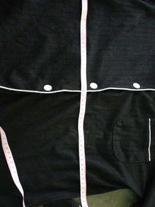 Black Pajama Top