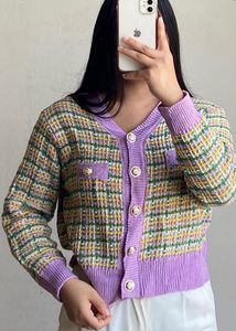 Korean Chic Tweed Cardigan🩷🌸